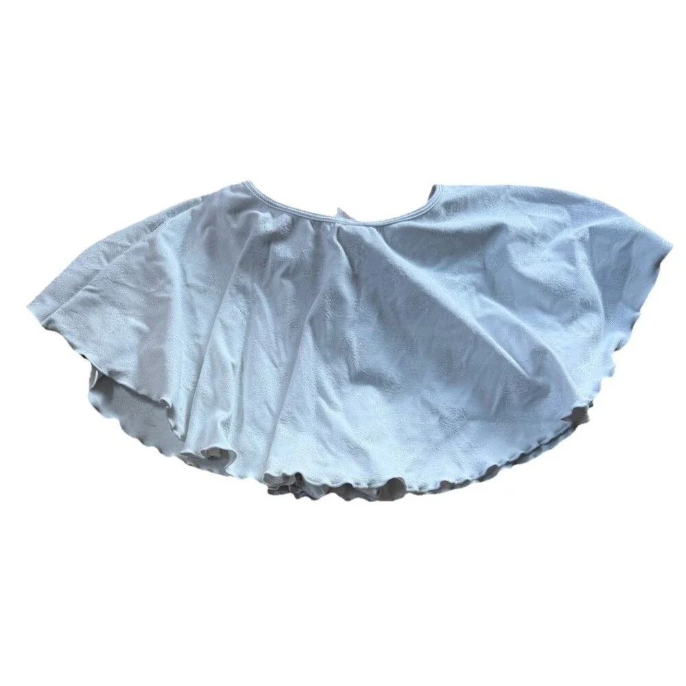 Frankies Bikinis Active XS White Floral Jacquard Swim‎ Cover Up Mini Skirt